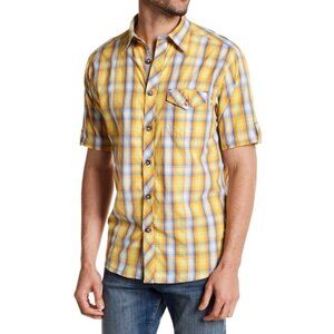 MXsold Road Apparel Simpson Plaid Short Sleeve Mens Shirt